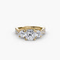 Three-Stone with Pavé Band 2