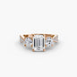 Three-Stone with Pavé Band 2