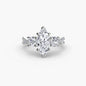 Three-Stone with Pavé Band 2