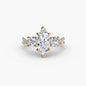 Three-Stone with Pavé Band 2