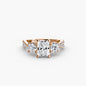 Three-Stone with Pavé Band 2
