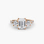 Three-Stone with Pavé Band 3