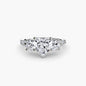 Three-Stone with Pavé Band 3