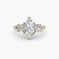 Three-Stone with Pavé Band 3