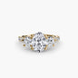 Three-Stone with Pavé Band 3