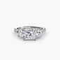 Three-Stone with Pavé Band 3