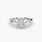 Three-Stone Ring (Baguette Side Stones)