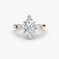 Three-Stone Ring (Baguette Side Stones)
