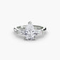 Three-Stone Ring (Baguette Side Stones)