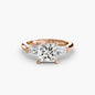 Three-Stone Ring (Baguette Side Stones)