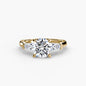 Three-Stone Ring (Baguette Side Stones)