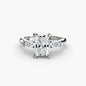 Three-Stone Ring (Baguette Side Stones) 2