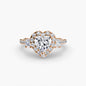 Three-Stone Ring with Halo 2