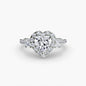 Three-Stone Ring with Halo 2