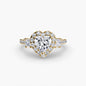 Three-Stone Ring with Halo 2