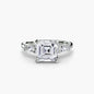 The Floral Accent Solitaire
