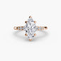 Solitaire with Shoulder Accents