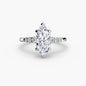 Solitaire with Shoulder Accents