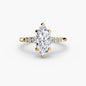 Solitaire with Shoulder Accents