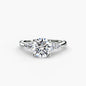 Solitaire with Shoulder Accents 2