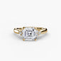 Solitaire with Cluster Shoulders 2