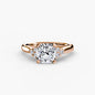 Solitaire with Cluster Shoulders 2
