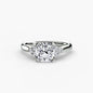 Solitaire with Cluster Shoulders 2