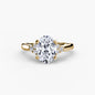 Solitaire with Cluster Shoulders 2
