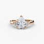 Solitaire with Cluster Shoulders 2