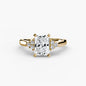 Solitaire with Cluster Shoulders 2