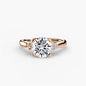 Solitaire with Cluster Shoulders 2