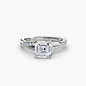 The Emerald Twist Pavé Ring