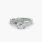 The Emerald Twist Pavé Ring