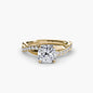 The Emerald Twist Pavé Ring