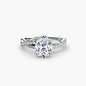 The Emerald Twist Pavé Ring