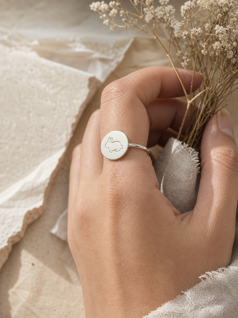 Bunny Disc Ring