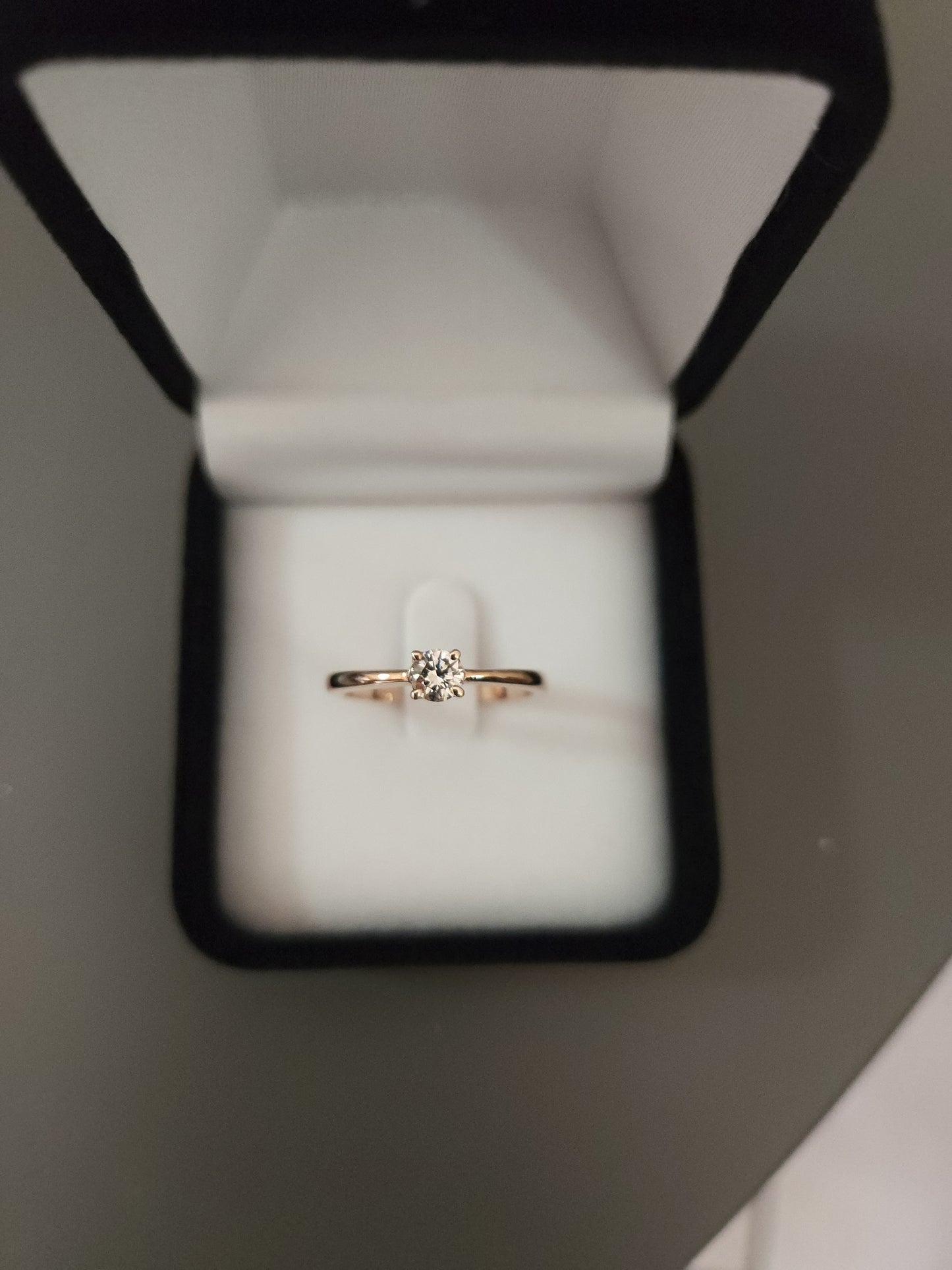 Natural Diamond Rose Gold Ring