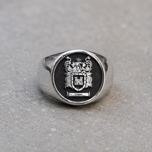 Silver Signet Ring.